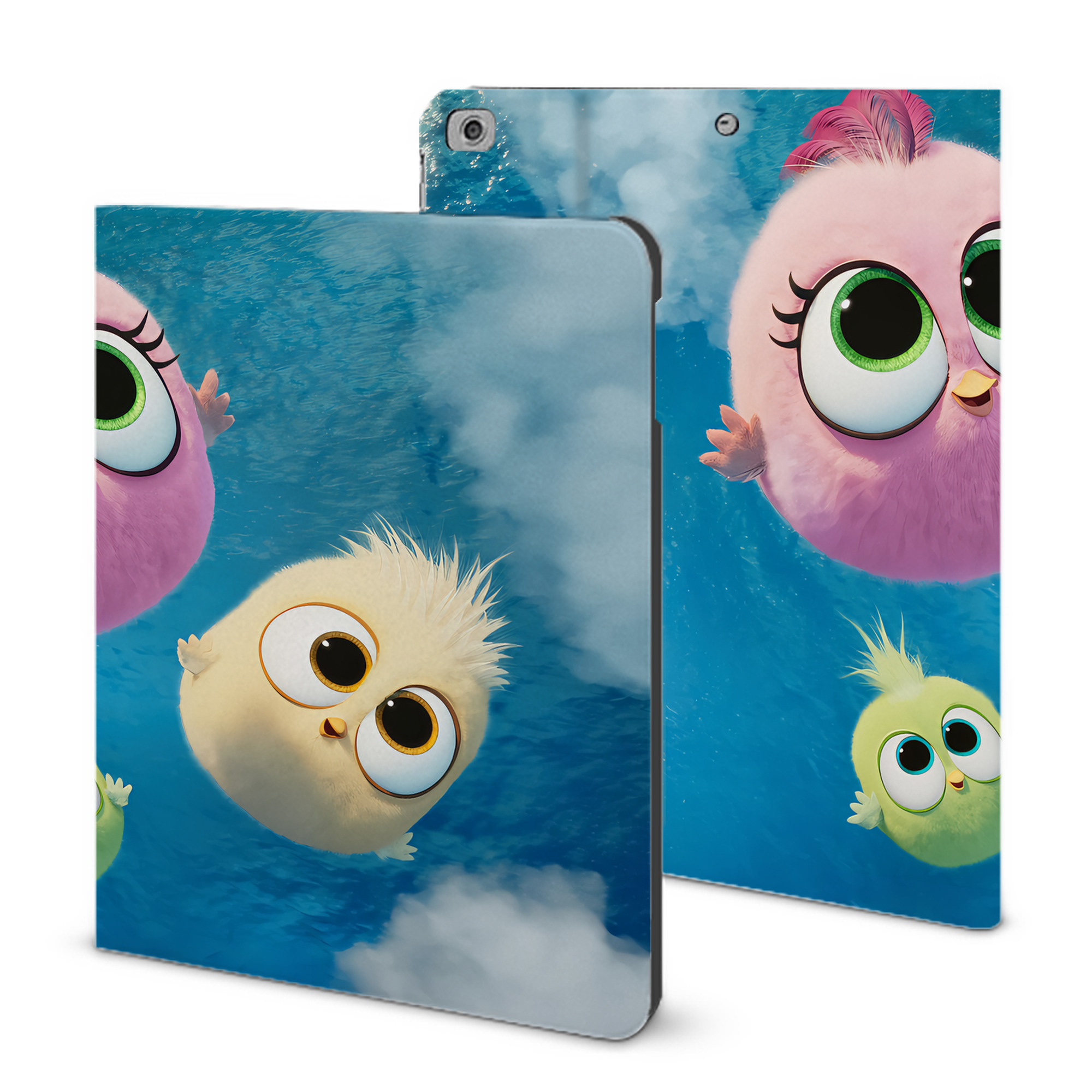 （画像用） Angry Birds アングリーバード IPad ケース ブック型 PUレザー TPU 耐衝撃 軽量 薄型 ペン収納なし 全面保護 IPad 各モデル対応